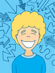 External factors influencing a happy kid