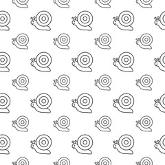 seamless pattern with snails
