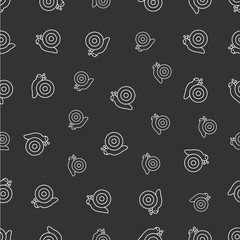seamless pattern with snails