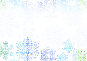 雪の結晶　クリスマス　背景