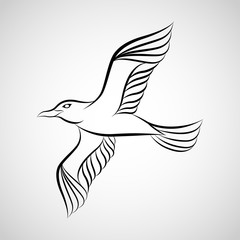 seagulls logo vector