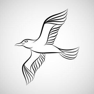 seagulls logo vector