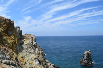 Cliff and Sea