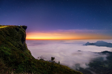 A beautiful view point  of Doi pha tung