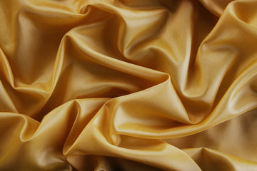 Obraz premium Yellow silk fabric