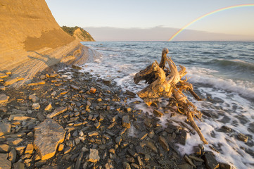 Pejzaż morski z tęczą © Mike Mareen