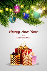 Christmas tree abstract