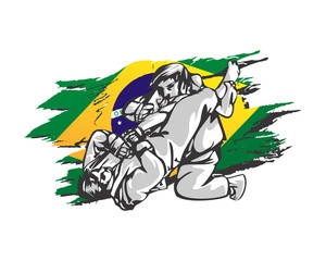 Panele Szklane  brazylijskie jiu jitsu