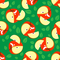apple seamless pattern