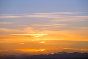 Sunset Sky Background