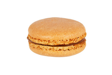 macaroon on white background