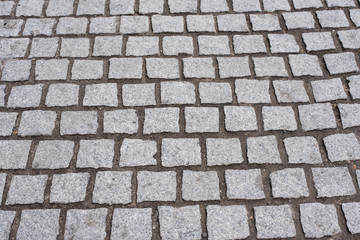 Pattern on the street. Gray textures. Sidewalk pattern.