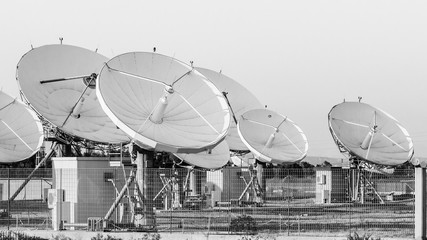 Obraz premium teleport satellite communications