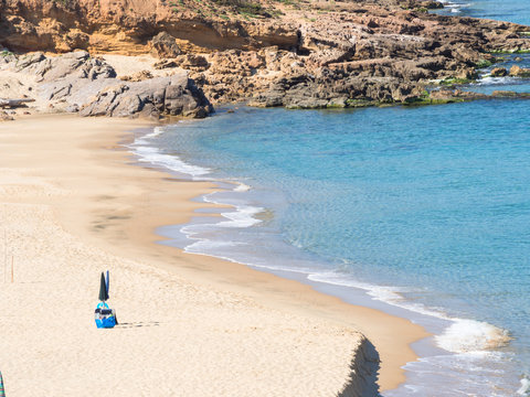 sardinia solitary beach