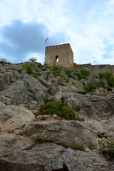 Fototapeta na wymiar Castillo de Játiva, España.