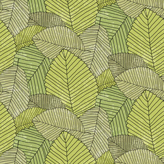 leafs pattern color
