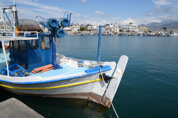 Obraz premium Boot bei Ierapetra, Kreta