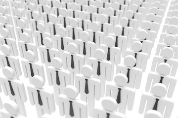 Fototapeta premium group of people figures on white background