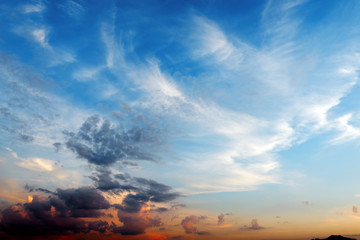 Sunrise and sunset