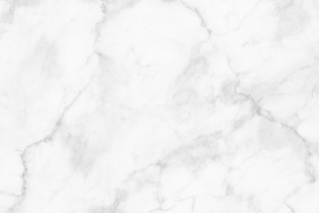Obraz na płótnie Canvas White (gray) marble texture, detailed structure of marble in natural patterned for design.