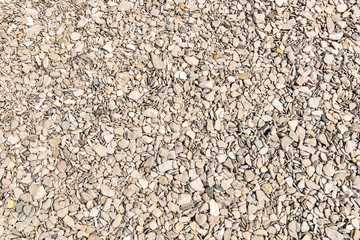Round and flat pebble stone