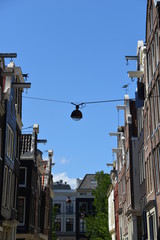 Blue sky in Amsterdam