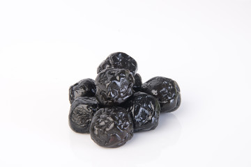 preserved fruits. Dried cherry on a Background