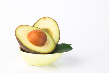 Avocado. Avocado on a Background