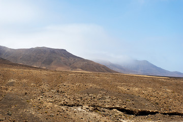  Mountains of  Fuerteventura in area Jandia