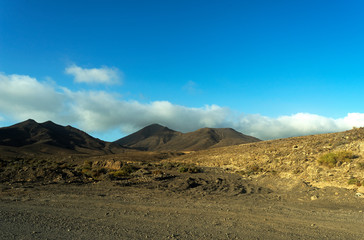  Mountains of  Fuerteventura in area Jandia