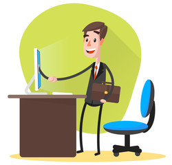 Businessman Contract Online