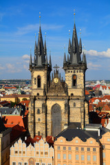 Tyn Church, Prague, Czech Republic