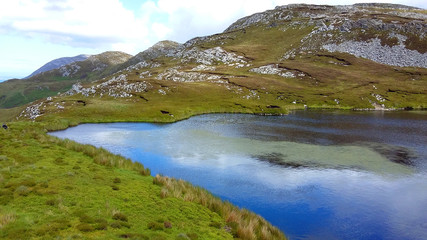 Fototapeta na wymiar Urris hills, Irland, County Donegal