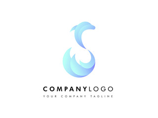 Obraz premium Dolphin Logo