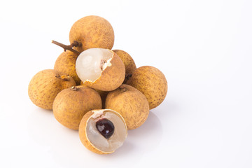 longan fruit on a background