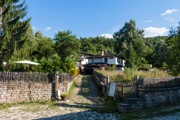 Fototapeta na wymiar Architectural complex Bojentsi Village, Bulgaria