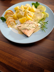 lachs mit kartoffeln