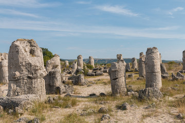 Fototapeta na wymiar The Stone Desert (Pobiti kamani) near Varna, Bulgaria