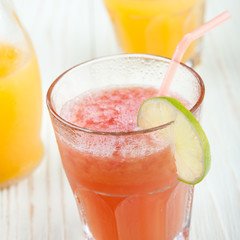 Grapefruit and orange juices