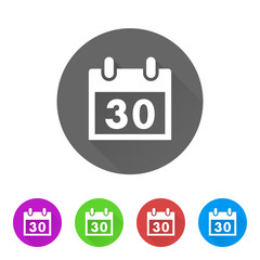 App Icon Long Shadow - 5 Colors