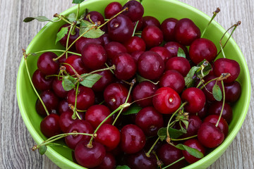 Cherry in the bowl