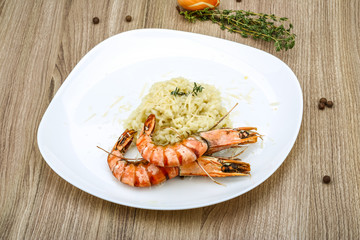 Risotto with prawn