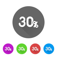 App Icon Long Shadow - 5 Colors