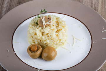 Risotto with mushroom