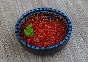 Obraz na płótnie Canvas Red caviar