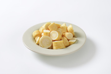 sliced root parsley