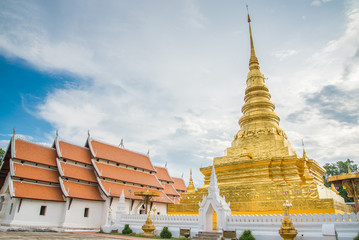 Fototapeta premium Wat Phra That Chae Haeng, Nan province, Thailand