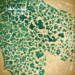 Abstract watercolor background of colored hearts faded paper