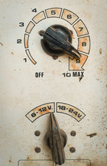 old control panel button