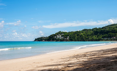 Fototapeta premium Beach and blue sea